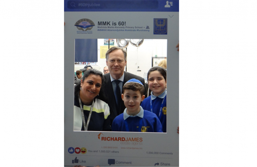 Matthew with MMK students