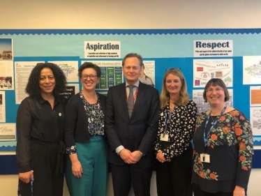 Matthew Offord MP at Copthall School